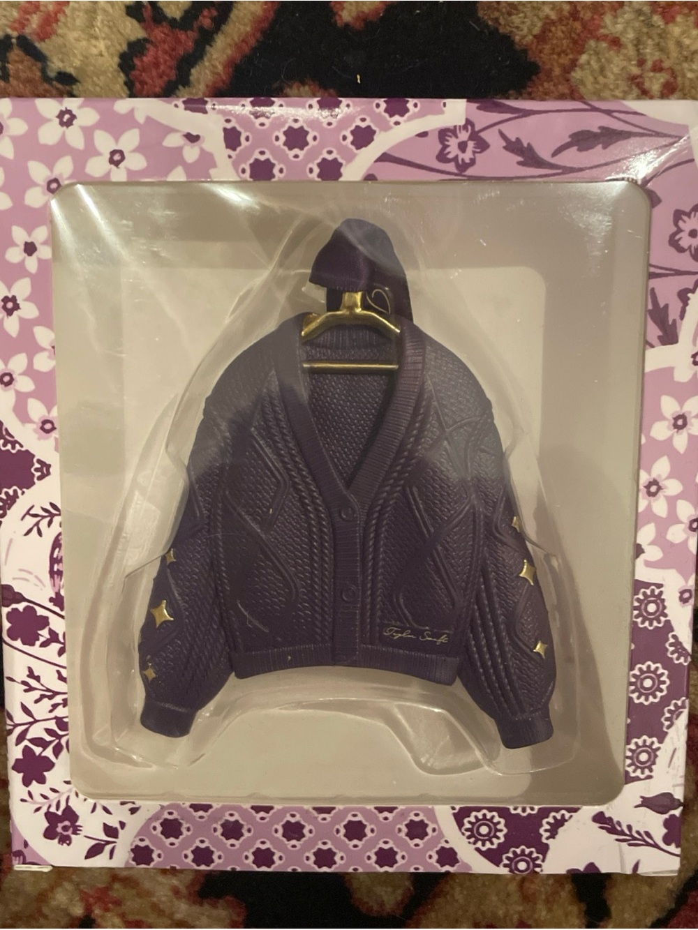 NWT Taylor Swift Speak Now Cardigan Ornament RARE